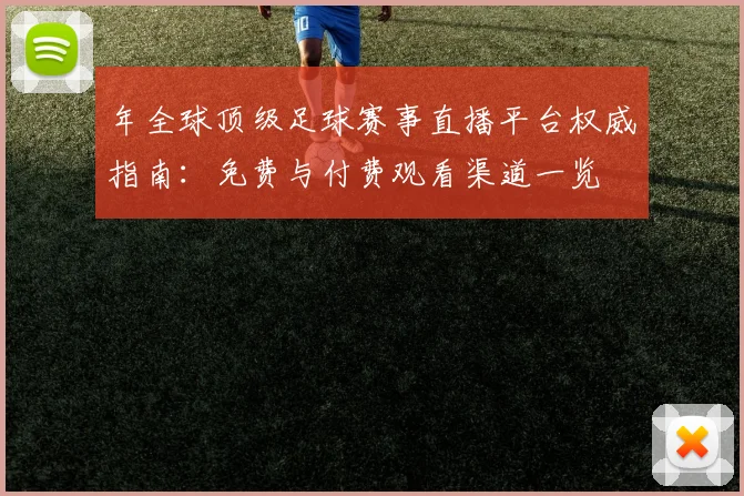 年全球顶级足球赛事直播平台权威指南：免费与付费观看渠道一览